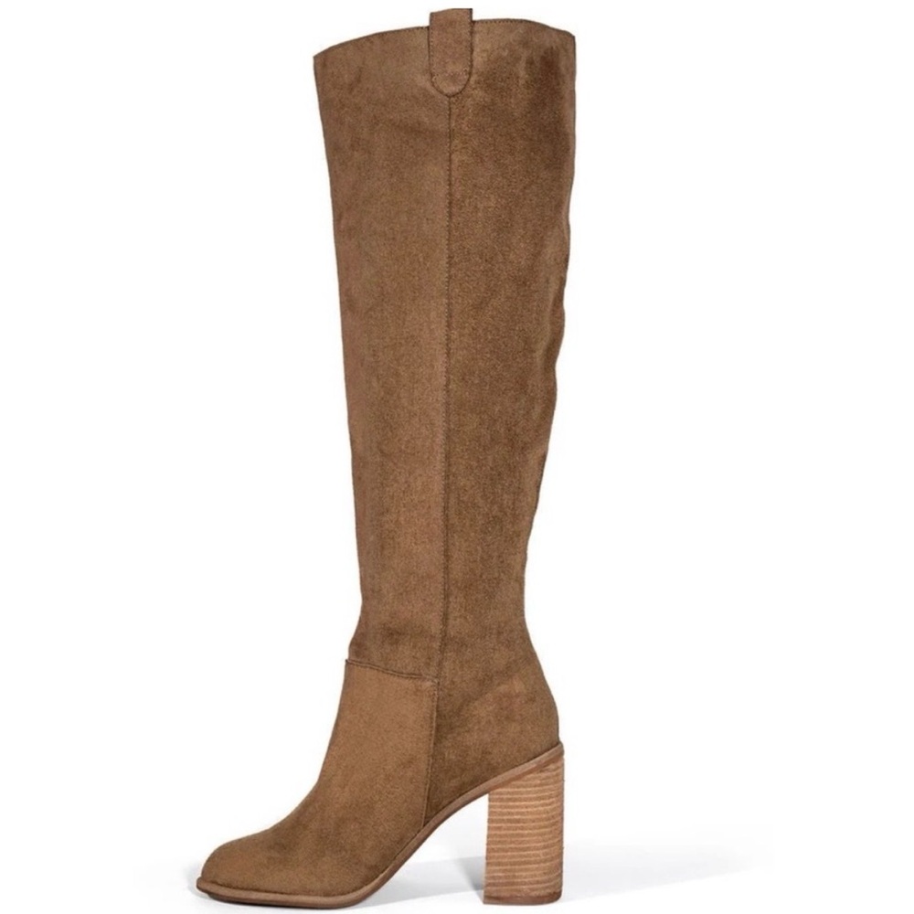 Vici Brown Suede Knee-High Boots Size 7
